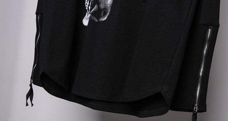 【CYBORG】スカルプリントTシャツ - LUCHYテックウェア&サバゲー専門店