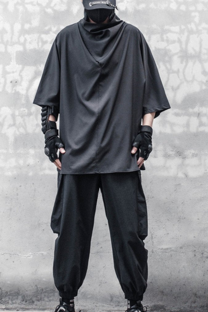 【CYBORG】ハーフネックバットスリーブTシャツ - LUCHYテックウェア&サバゲー専門店