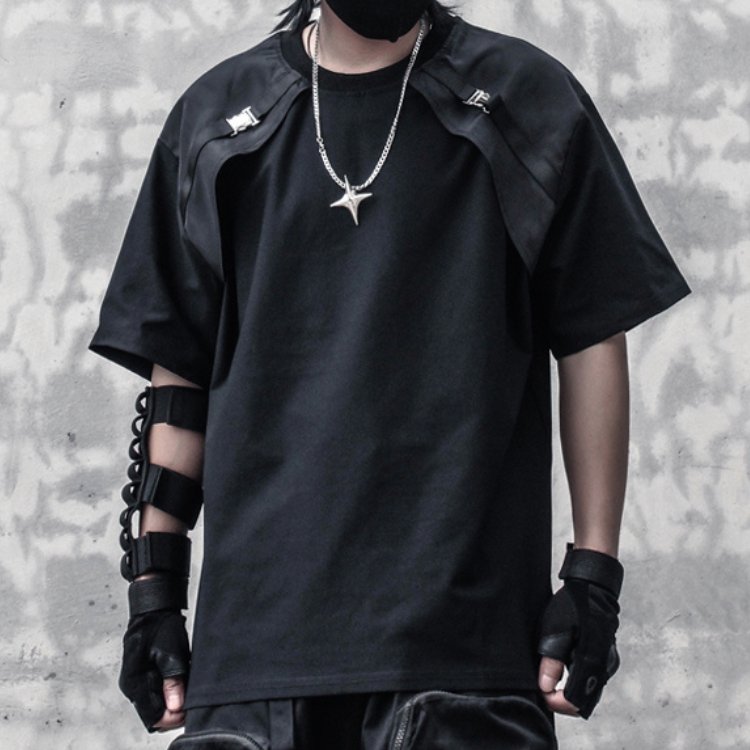 【CYBORG】ニッチフェイクTシャツ - LUCHYテックウェア&サバゲー専門店