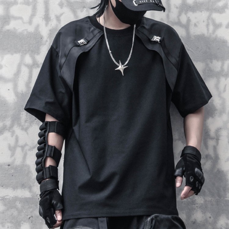 【CYBORG】ニッチフェイクTシャツ - LUCHYテックウェア&サバゲー専門店