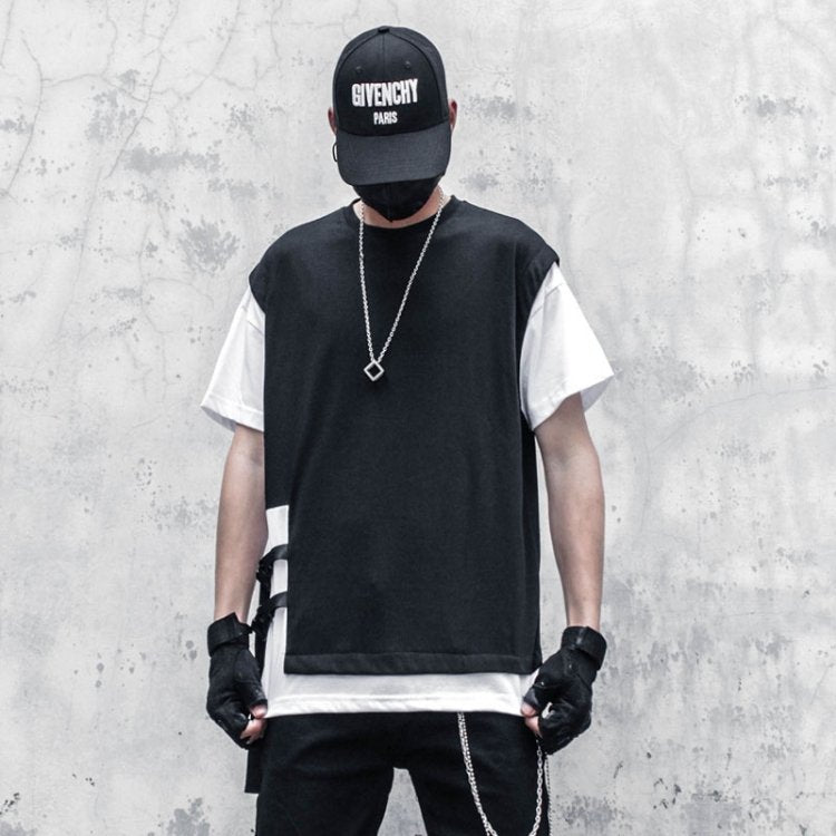 【CYBORG】サイドストラップフェイクTシャツ - LUCHYテックウェア&サバゲー専門店