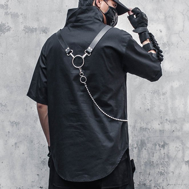 【CYBORG】ハイネックルーズTシャツ - LUCHYテックウェア&サバゲー専門店