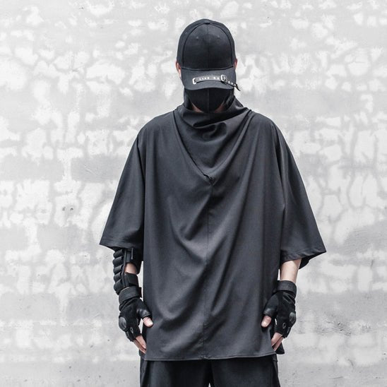 【CYBORG】ハーフネックバットスリーブTシャツ - LUCHYテックウェア&サバゲー専門店