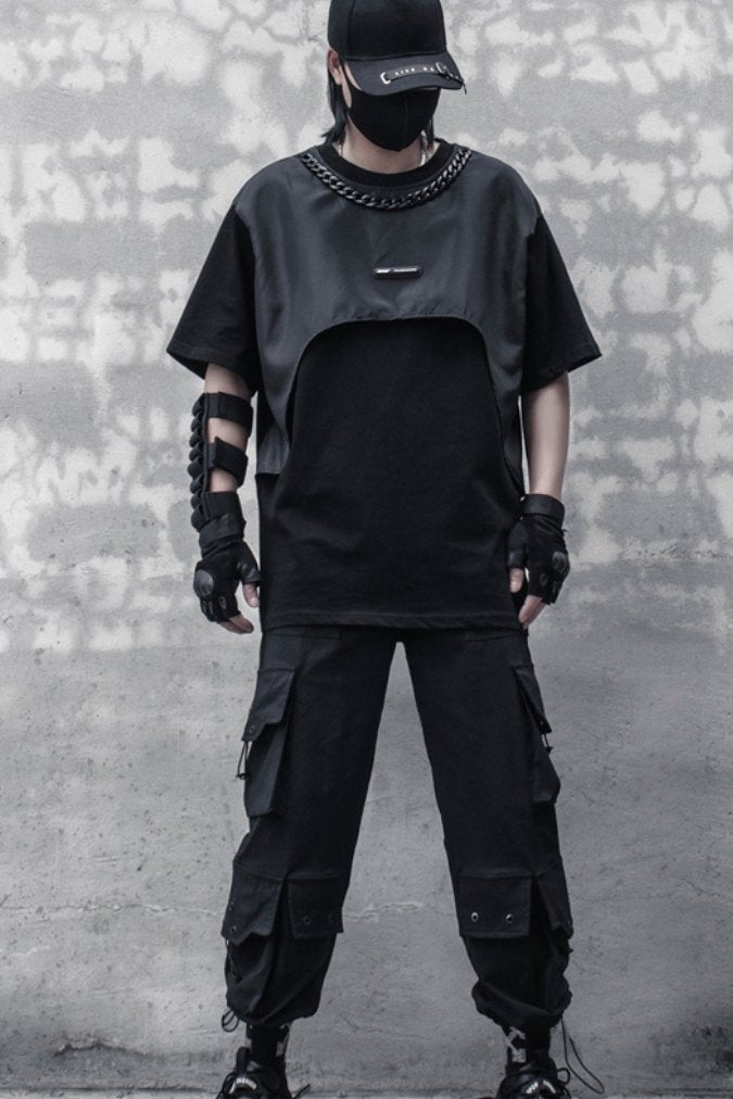 【CYBORG】ダークルーズチェーンTシャツ - LUCHYテックウェア&サバゲー専門店