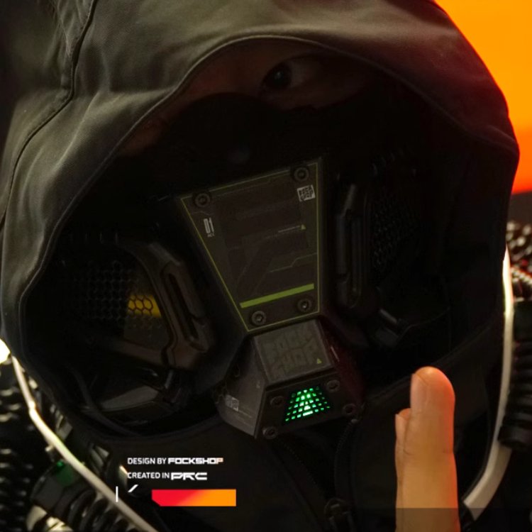 【N.11】FockSeries サイバーパンクフェイス【斗志】 - LUCHYテックウェア&サバゲー専門店