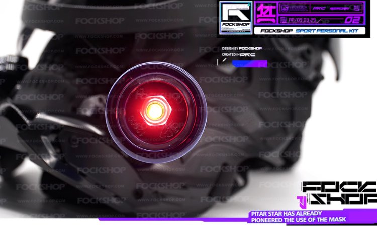 【N.12】FockSeries サイバーパンクフェイス【行者】 - LUCHYテックウェア&サバゲー専門店