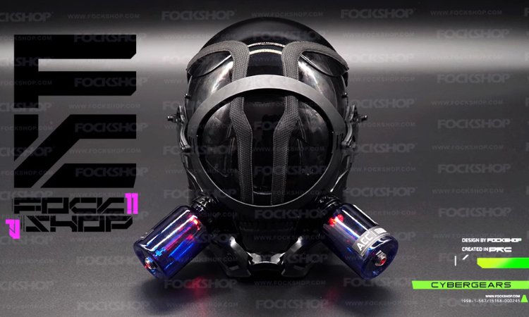 【N.12】FockSeries サイバーパンクフェイス【行者】 - LUCHYテックウェア&サバゲー専門店