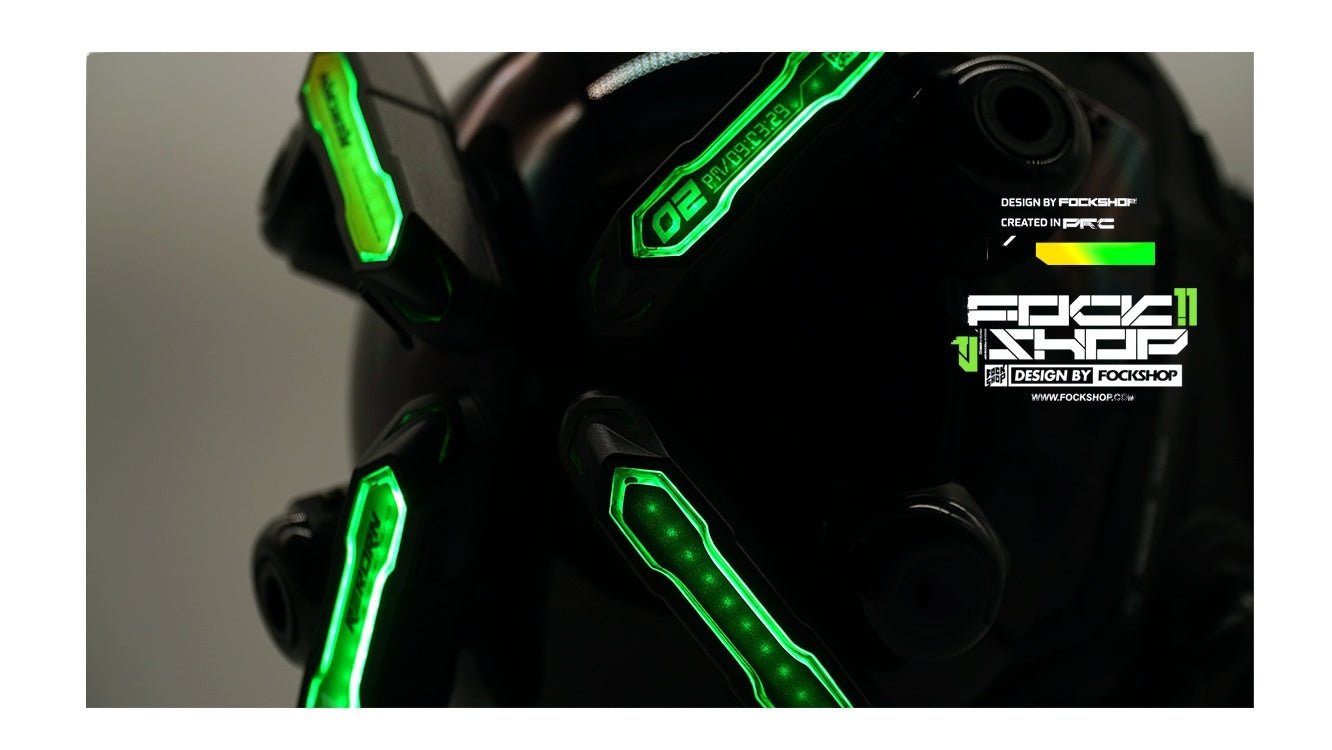 【N.3】FockSeries サイバーマスク【目二】 - LUCHYテックウェア&サバゲー専門店