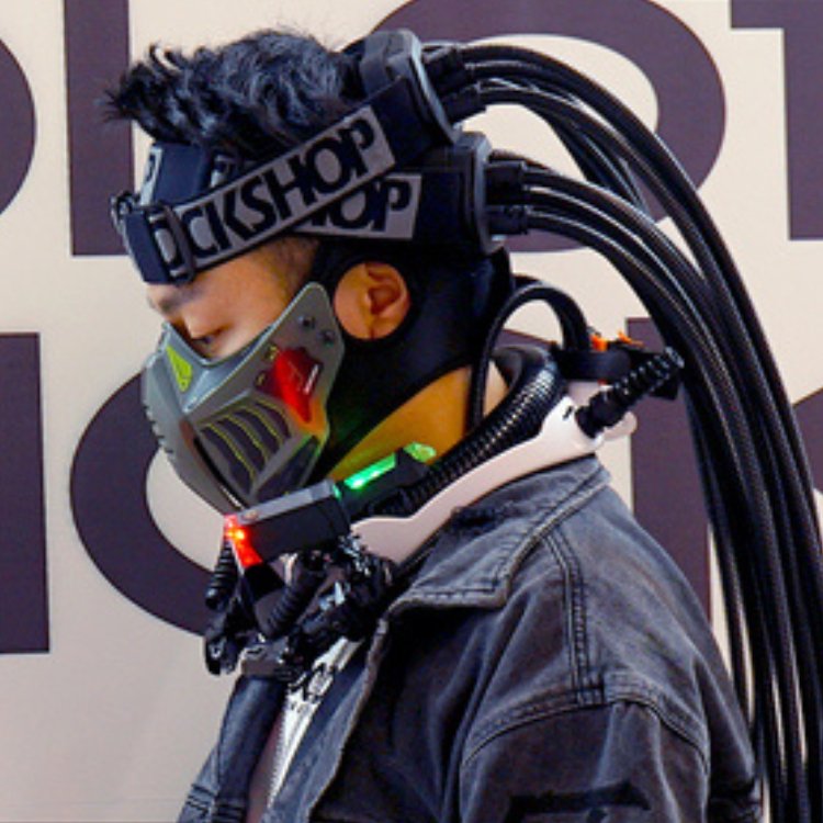 【N.4】FockSeries サイバーパンクフェイス【侠】 - LUCHYテックウェア&サバゲー専門店