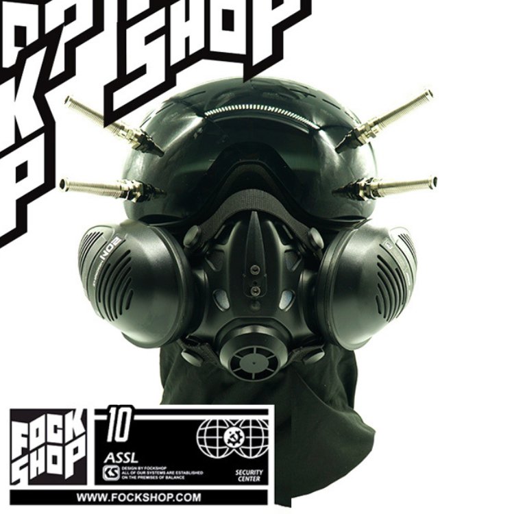 【N.8】FockSeries サイバーパンクフェイス【SHADOW02】 - LUCHYテックウェア&サバゲー専門店