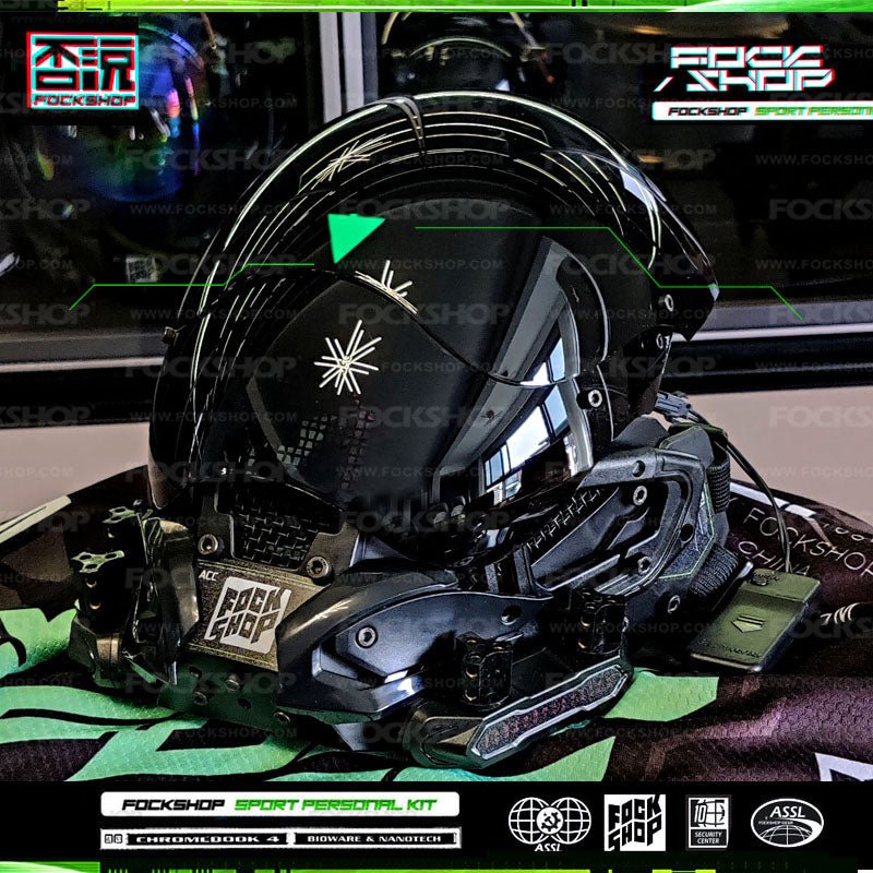 【N.9】FockSeries サイバーパンクフェイス【無S】 - LUCHYテックウェア&サバゲー専門店