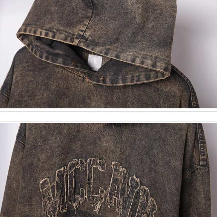 【吉業重工】カンガルーポケットデニムパーカー - LUCHYテックウェア&サバゲー専門店