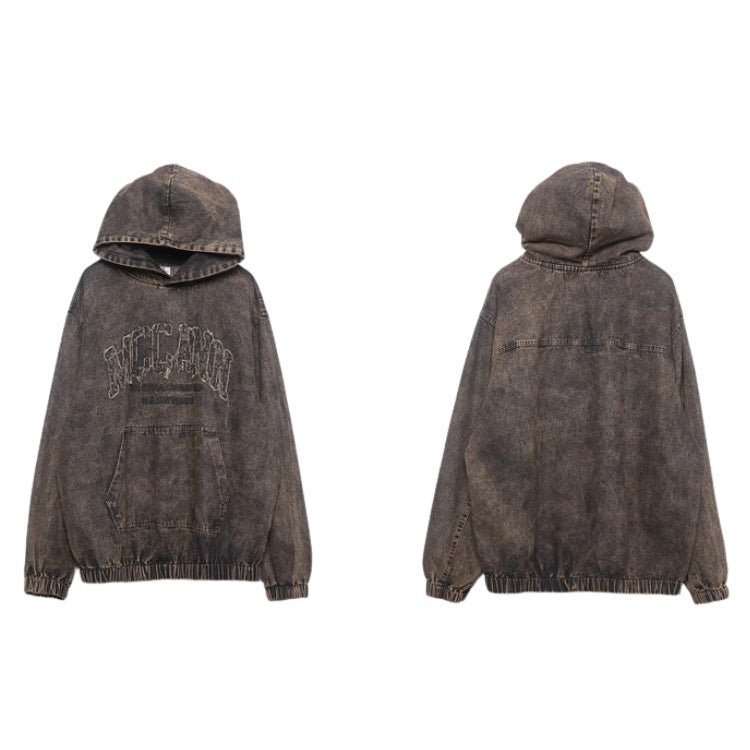 【吉業重工】カンガルーポケットデニムパーカー - LUCHYテックウェア&サバゲー専門店
