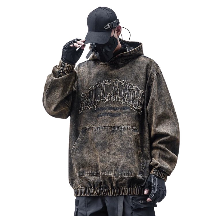 【吉業重工】カンガルーポケットデニムパーカー - LUCHYテックウェア&サバゲー専門店