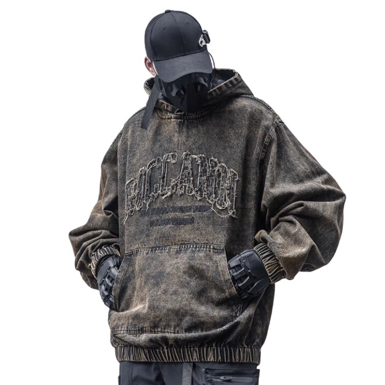 【吉業重工】カンガルーポケットデニムパーカー - LUCHYテックウェア&サバゲー専門店