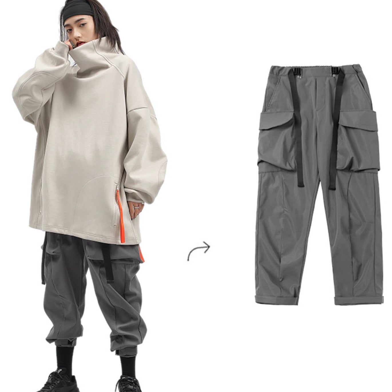 【吉業重工】スタンドカラールーズトレーナー - LUCHYテックウェア&サバゲー専門店