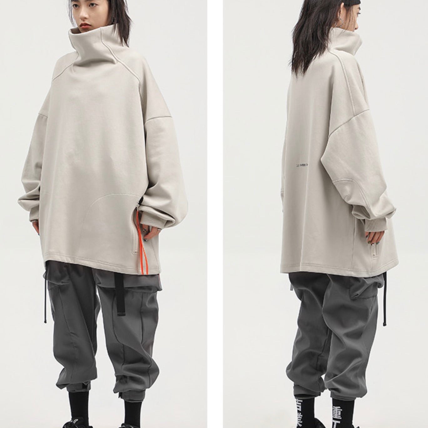 【吉業重工】スタンドカラールーズトレーナー - LUCHYテックウェア&サバゲー専門店