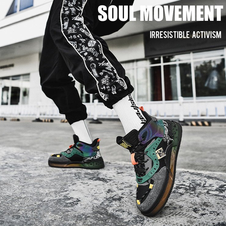 ハイトップポップスニーカー - LUCHYテックウェア&サバゲー専門店