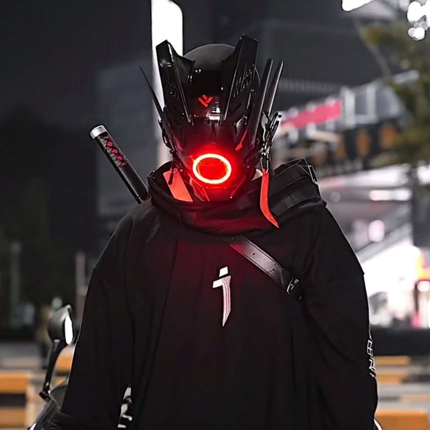 S/11【機動隊】Punk Force サイバーマスク【忍】 - LUCHYテックウェア&サバゲー専門店