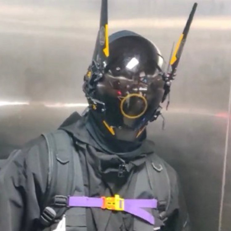 S/1【機動隊】Punk Force サイバーマスク【Cyber侍】 - LUCHYテックウェア&サバゲー専門店