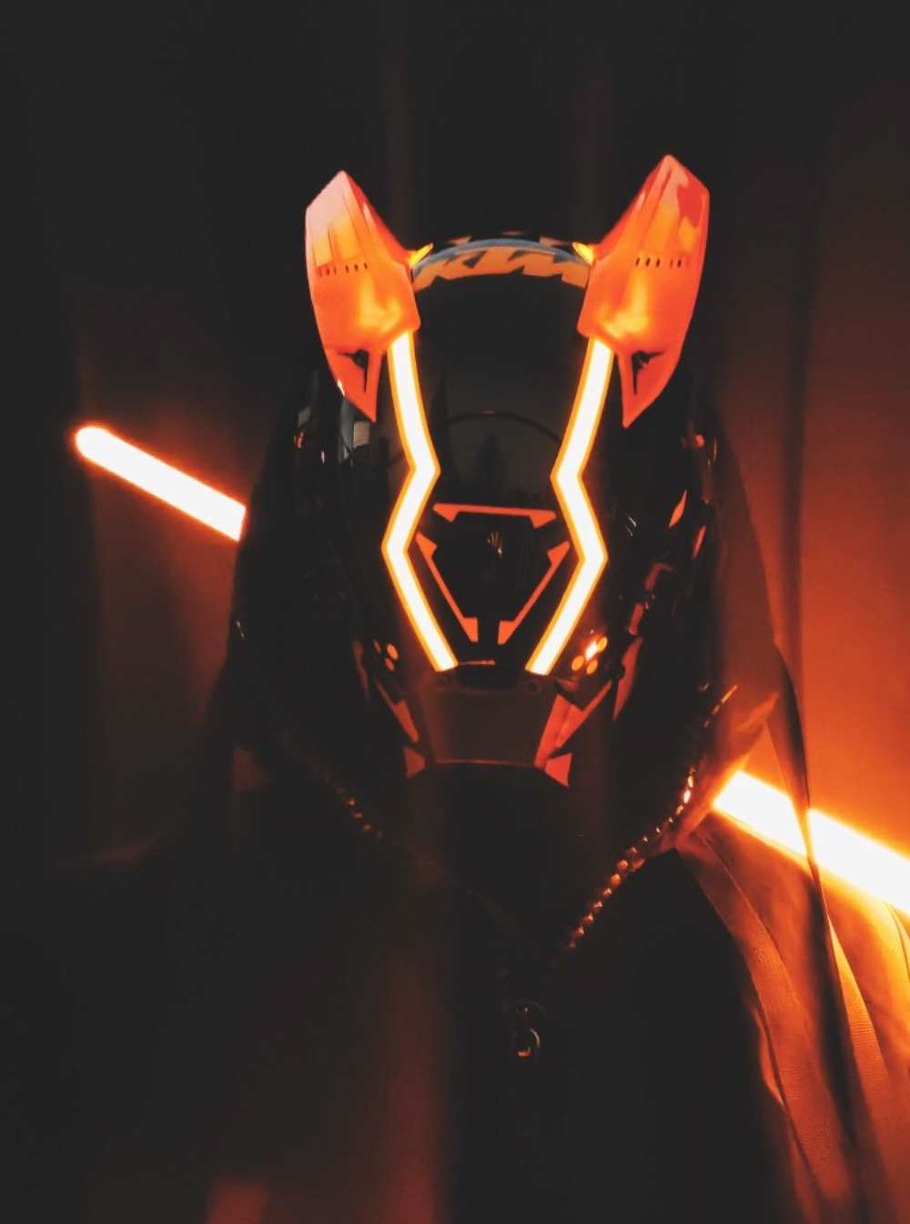 S/2【機動隊】Punk Force サイバーマスク【稲妻 燈Ver】 - LUCHYテックウェア&サバゲー専門店