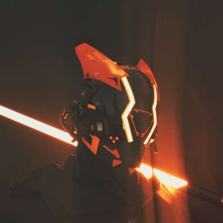 S/2【機動隊】Punk Force サイバーマスク【稲妻 燈Ver】 - LUCHYテックウェア&サバゲー専門店