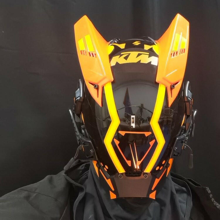 S/2【機動隊】Punk Force サイバーマスク【稲妻 燈Ver】 - LUCHYテックウェア&サバゲー専門店