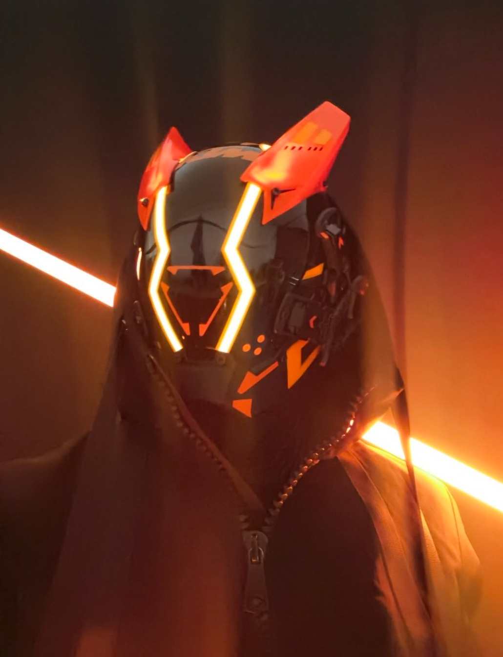 S/2【機動隊】Punk Force サイバーマスク【稲妻 燈Ver】 - LUCHYテックウェア&サバゲー専門店