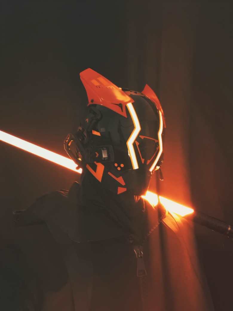 S/2【機動隊】Punk Force サイバーマスク【稲妻 燈Ver】 - LUCHYテックウェア&サバゲー専門店