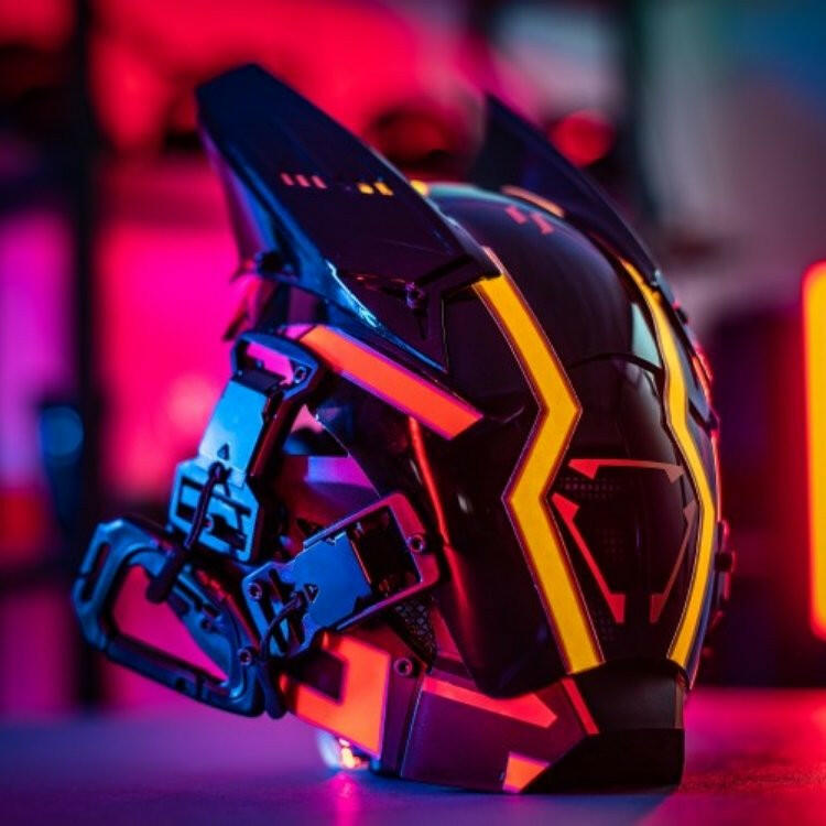 S/2【機動隊】Punk Force サイバーマスク【稲妻 燈Ver】 - LUCHYテックウェア&サバゲー専門店