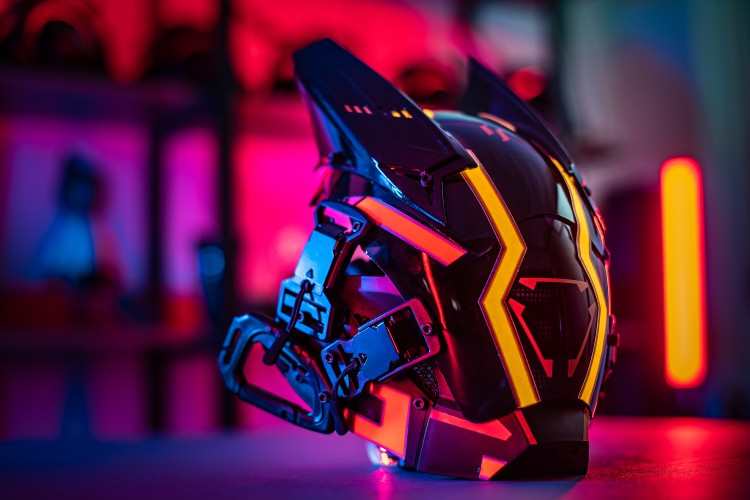 S/2【機動隊】Punk Force サイバーマスク【稲妻 燈Ver】 - LUCHYテックウェア&サバゲー専門店