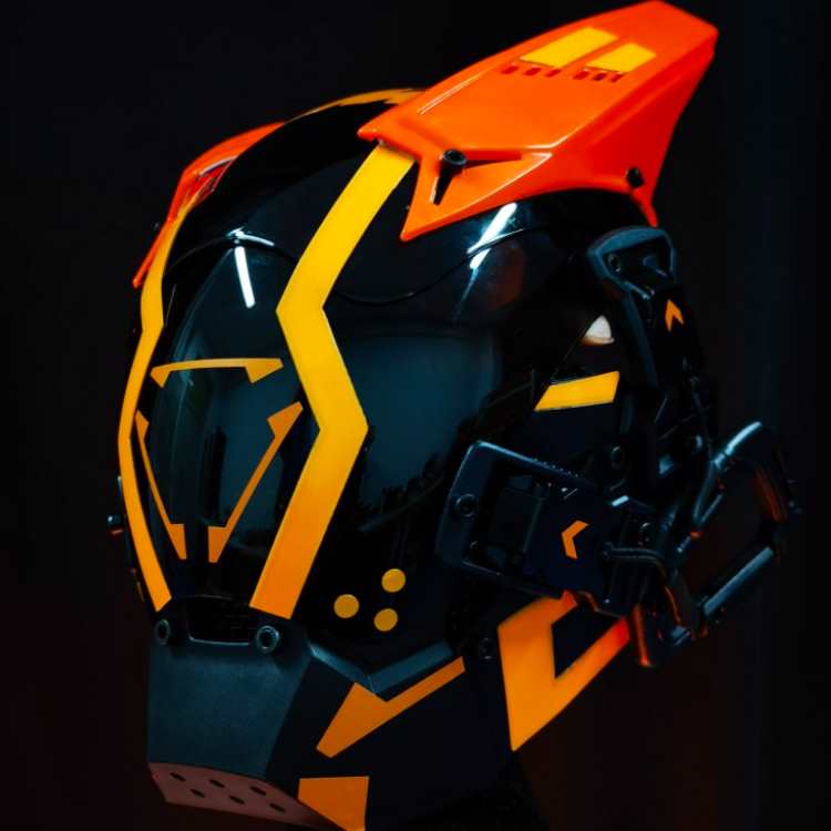 S/2【機動隊】Punk Force サイバーマスク【稲妻 燈Ver】 - LUCHYテックウェア&サバゲー専門店