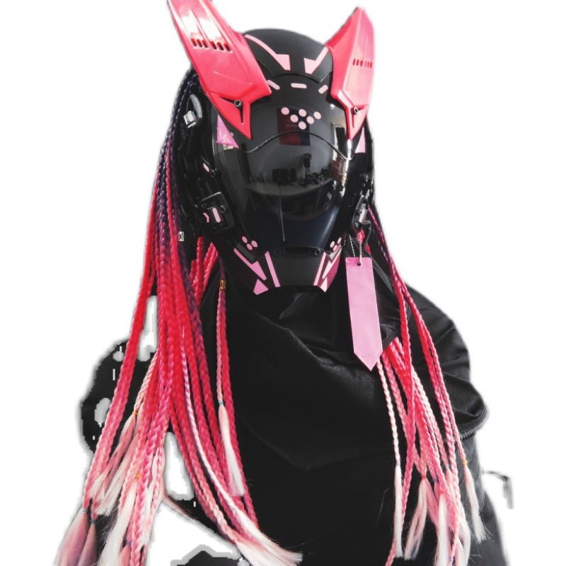 S/7 【機動隊】Punk Force サイバードレッドマスク【薄紅色】 - LUCHYテックウェア&サバゲー専門店