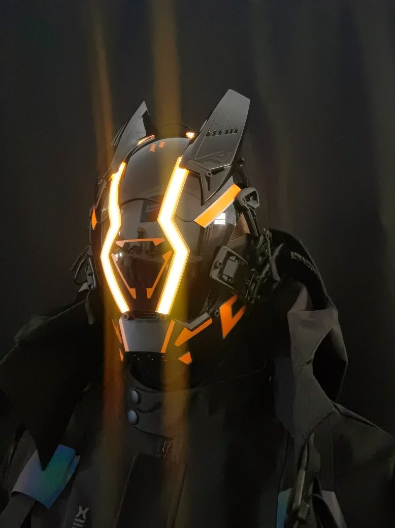 S/8【機動隊】Punk Force サイバーマスク【稲妻】 - LUCHYテックウェア&サバゲー専門店