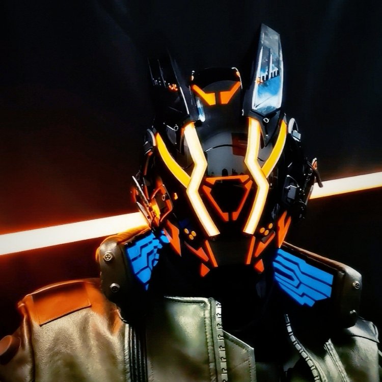 S/8【機動隊】Punk Force サイバーマスク【稲妻】 - LUCHYテックウェア&サバゲー専門店