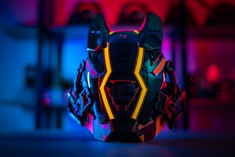 S/8【機動隊】Punk Force サイバーマスク【稲妻】 - LUCHYテックウェア&サバゲー専門店