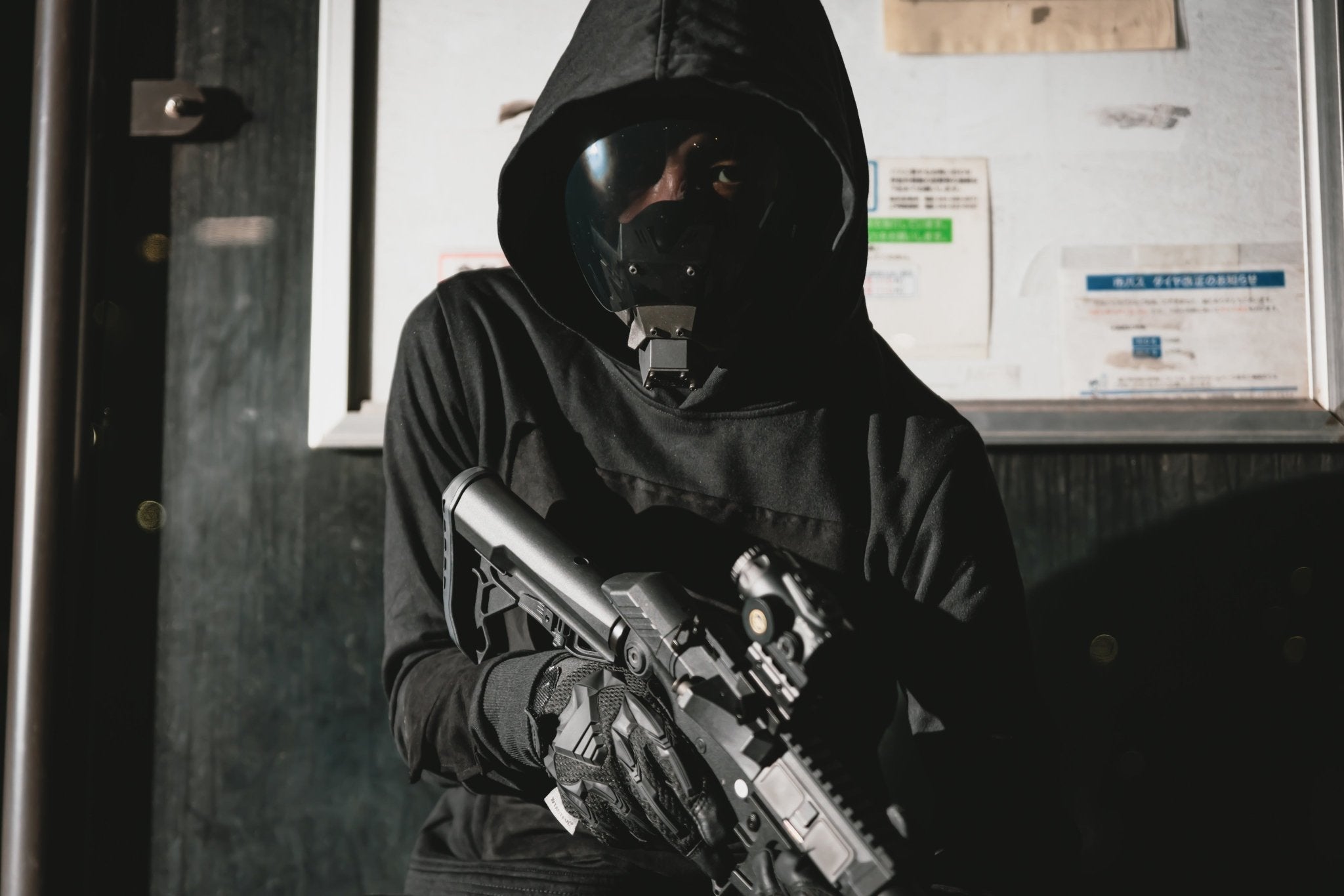 サイバー戦士SFフェイスガード - LUCHYテックウェア&サバゲー専門店