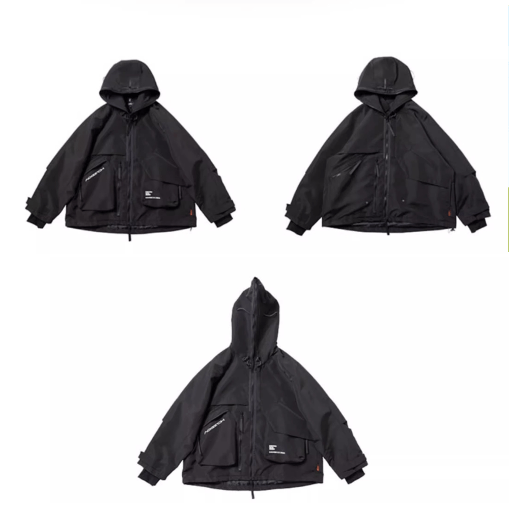 AOGZ】ルーズフィット・テクニカルジャケット