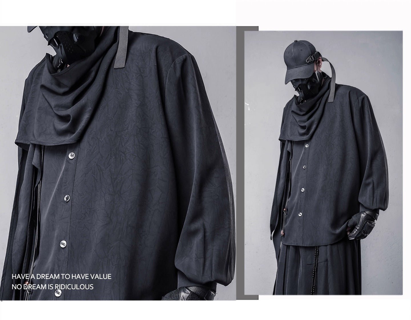 【CYBORG】ケイオス・ドレープ・シャツ - LUCHYテックウェア＆サバゲー専門店