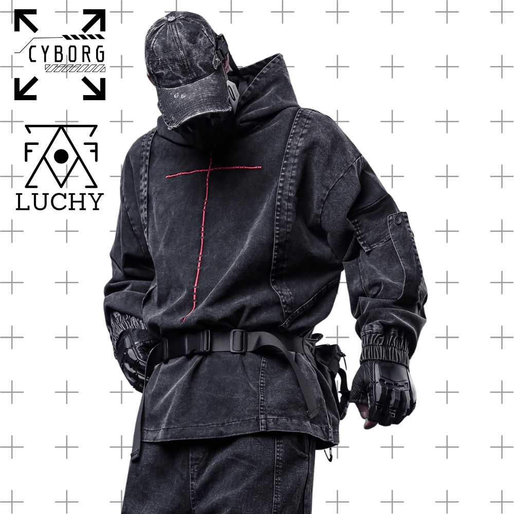 【CYBORG】グラビティ・アノマリークロスフーディ - LUCHYテックウェア＆サバゲー専門店