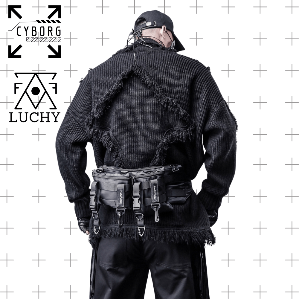 【CYBORG】フリンジカーディガン - LUCHYテックウェア＆サバゲー専門店