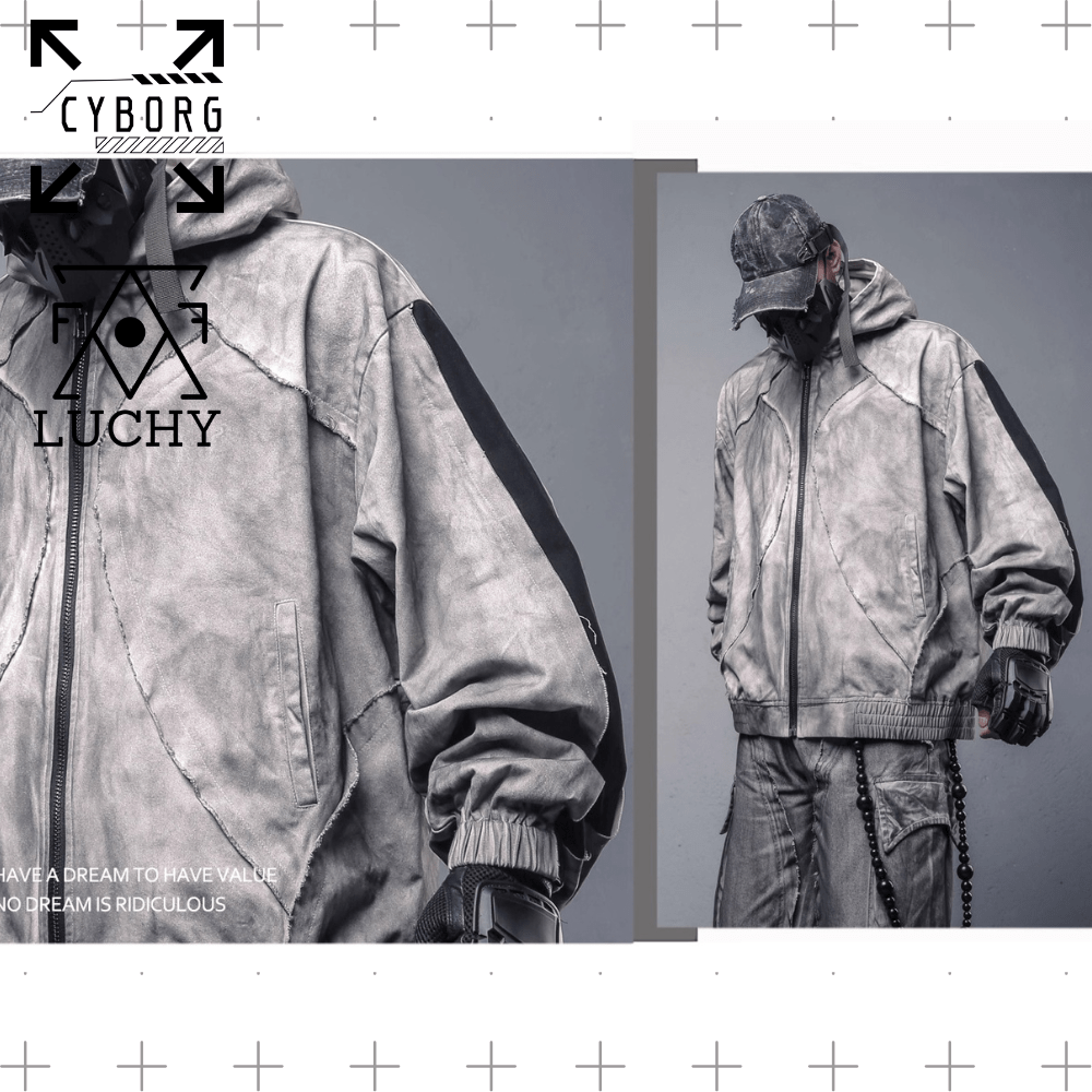 【CYBORG】グリッチ・レムナントフーディジャケット - LUCHYテックウェア＆サバゲー専門店