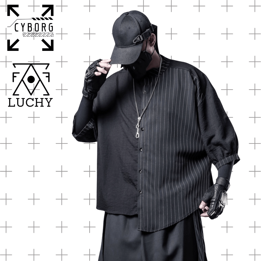 【CYBORG】ストライプフラクションシャツ - LUCHYテックウェア＆サバゲー専門店