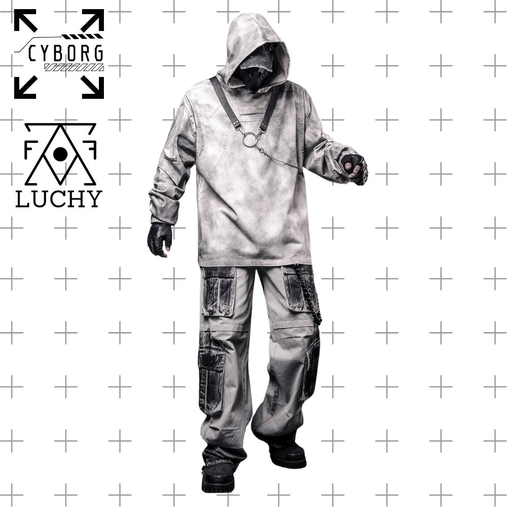 【CYBORG】レムナント・クロスパッチフーディ - LUCHYテックウェア＆サバゲー専門店