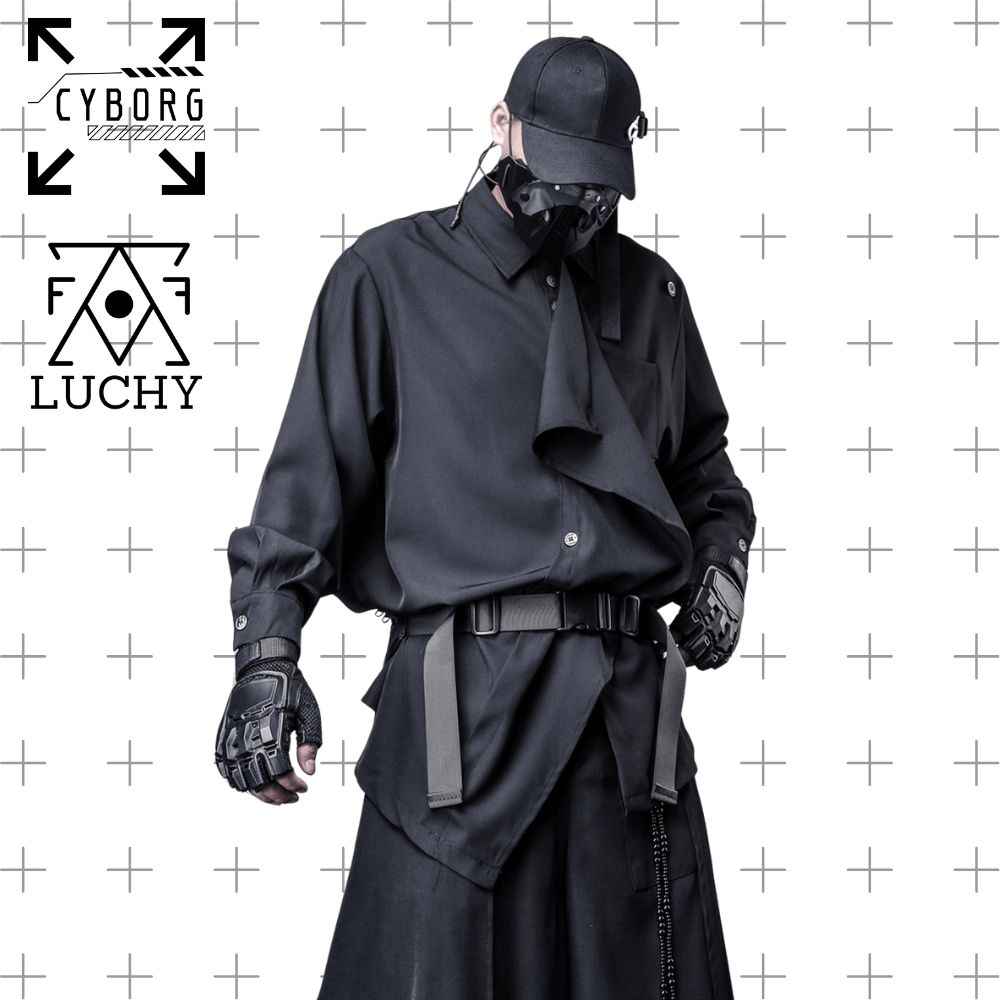 【CYBORG】シンギュラリティ・ルーズフィットシャツ - LUCHYテックウェア＆サバゲー専門店