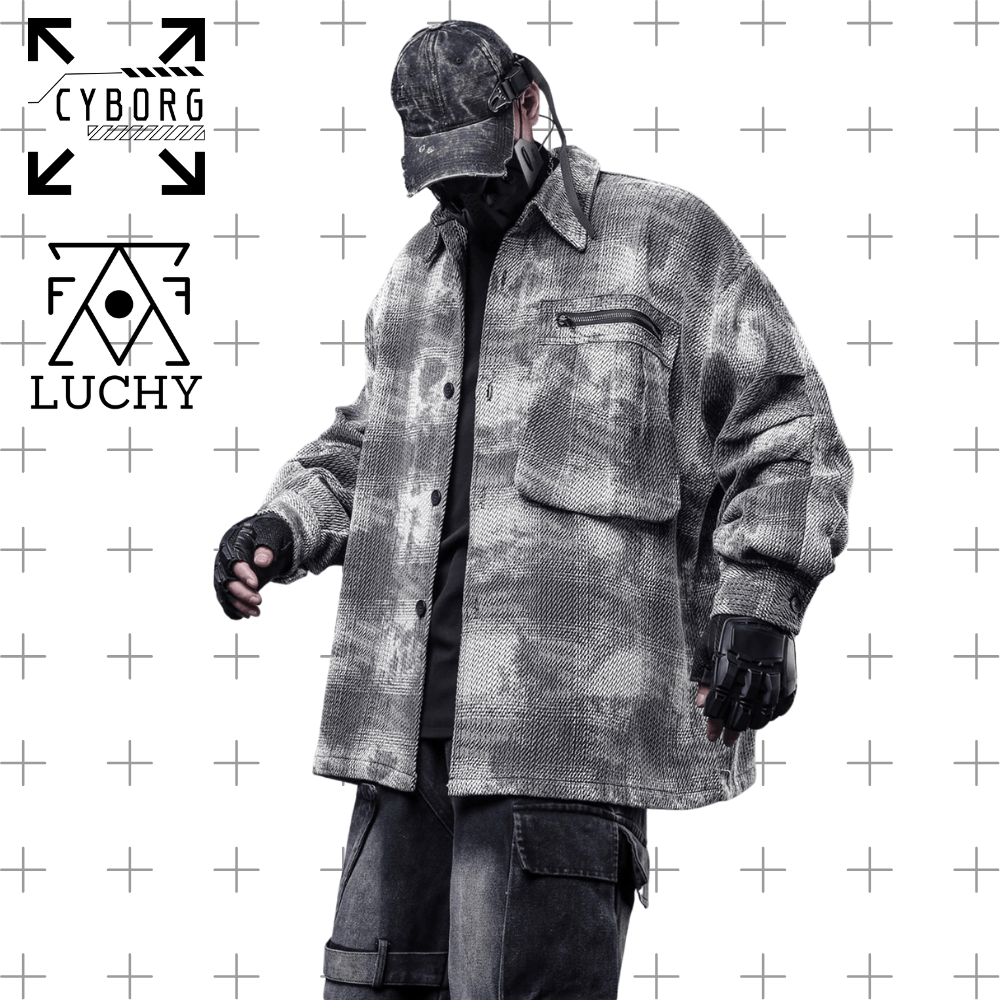 【CYBORG】グリッチ・デストロイオーバーシャツ - LUCHYテックウェア＆サバゲー専門店