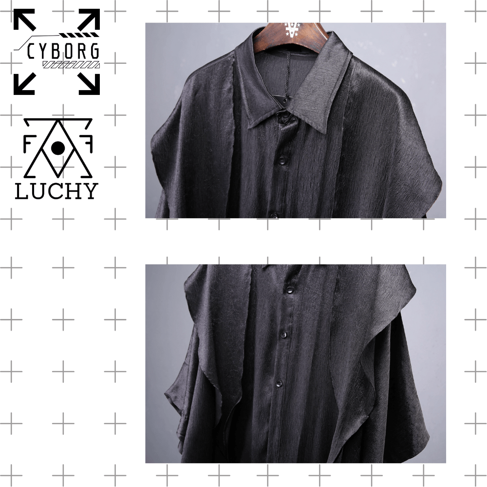 【CYBORG】ドレープシャドウワイドシャツ - LUCHYテックウェア＆サバゲー専門店