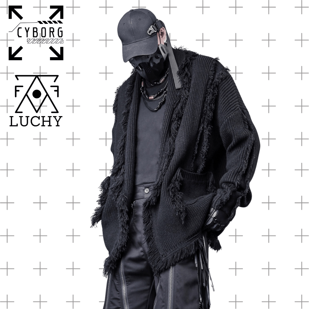 【CYBORG】フリンジカーディガン - LUCHYテックウェア＆サバゲー専門店