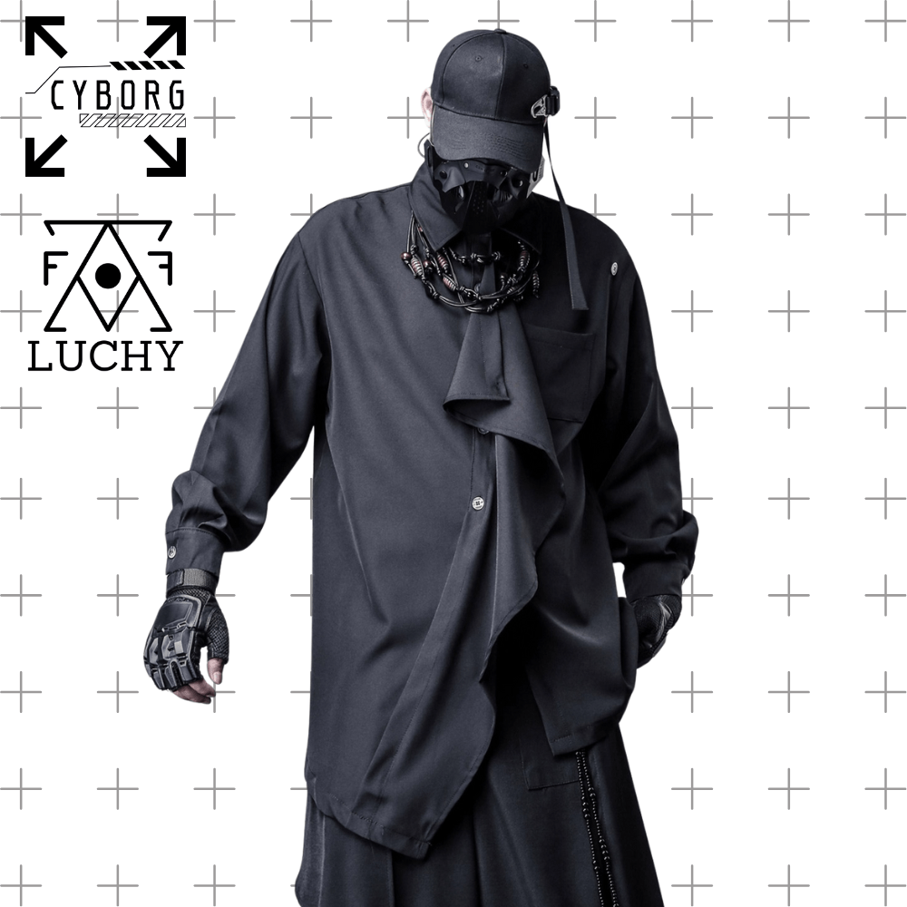 【CYBORG】シンギュラリティ・ルーズフィットシャツ - LUCHYテックウェア＆サバゲー専門店