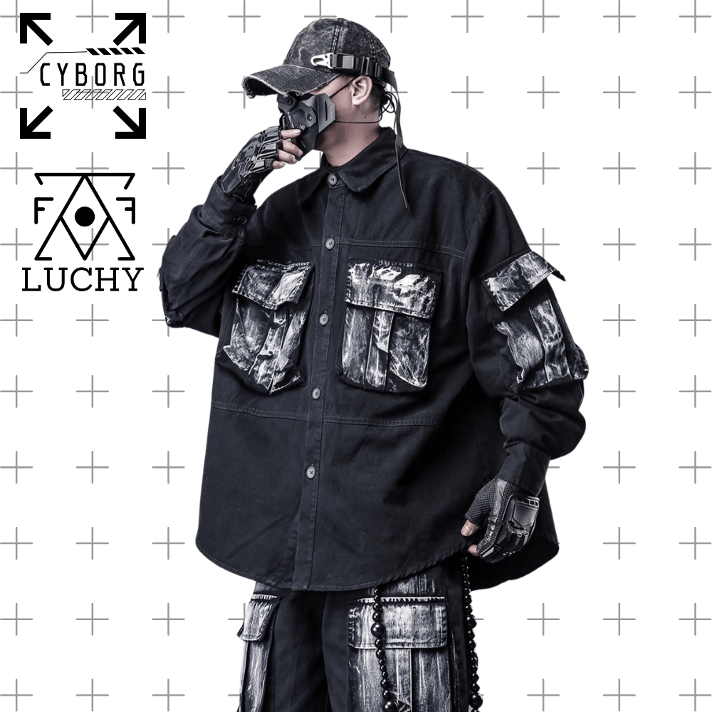 【CYBORG】グリッチ・ユーティリティシャツ - LUCHYテックウェア＆サバゲー専門店